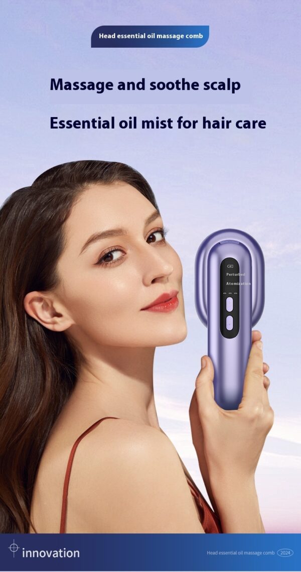Head Therapy Massage Instrument Hair Essential Oil Atomization Comb - Image 4