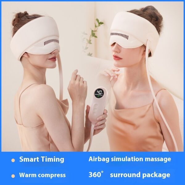 Head Massager Electric Heating Air Bag Massage Cap Head Cervical Vertebra Head Eye Massage Instrument - Image 2