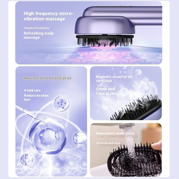 Head Therapy Massage Instrument Hair Essential Oil Atomization Comb - Image 3