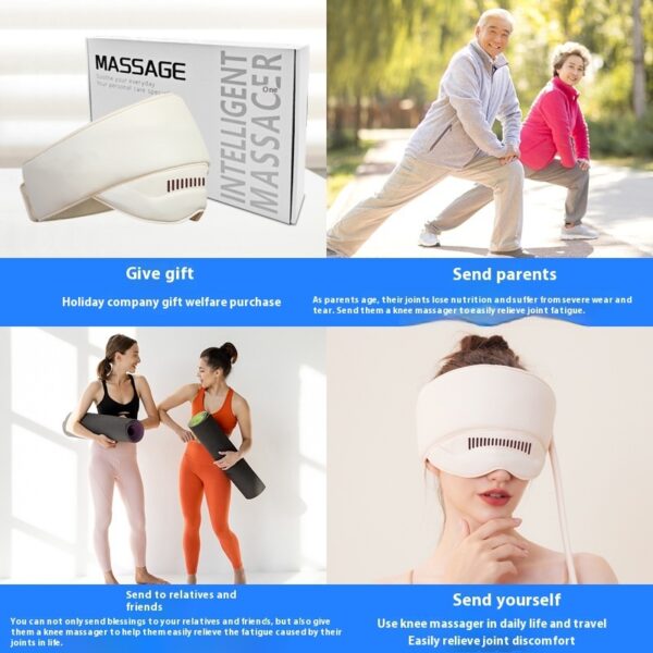 Head Massager Electric Heating Air Bag Massage Cap Head Cervical Vertebra Head Eye Massage Instrument - Image 3